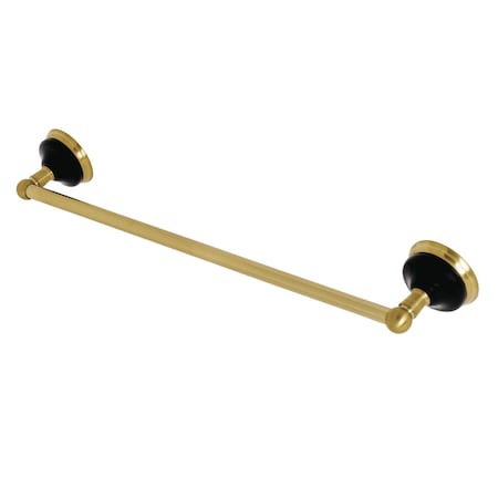 Kingston Brass BA9112BB Water Onyx 18" Towel Bar, Brushed Brass BA9112BB